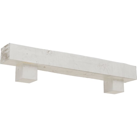 Kit W/ Alamo Corbels, Factory Prepped, 8H  X 12D X 72W Knotty Pine Faux Wood Fireplace ManteL